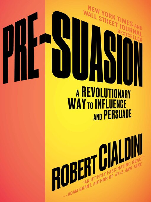 Title details for Pre-Suasion by Robert Cialdini - Wait list